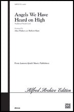 Angels We Have Heard on High SSATB choral sheet music cover